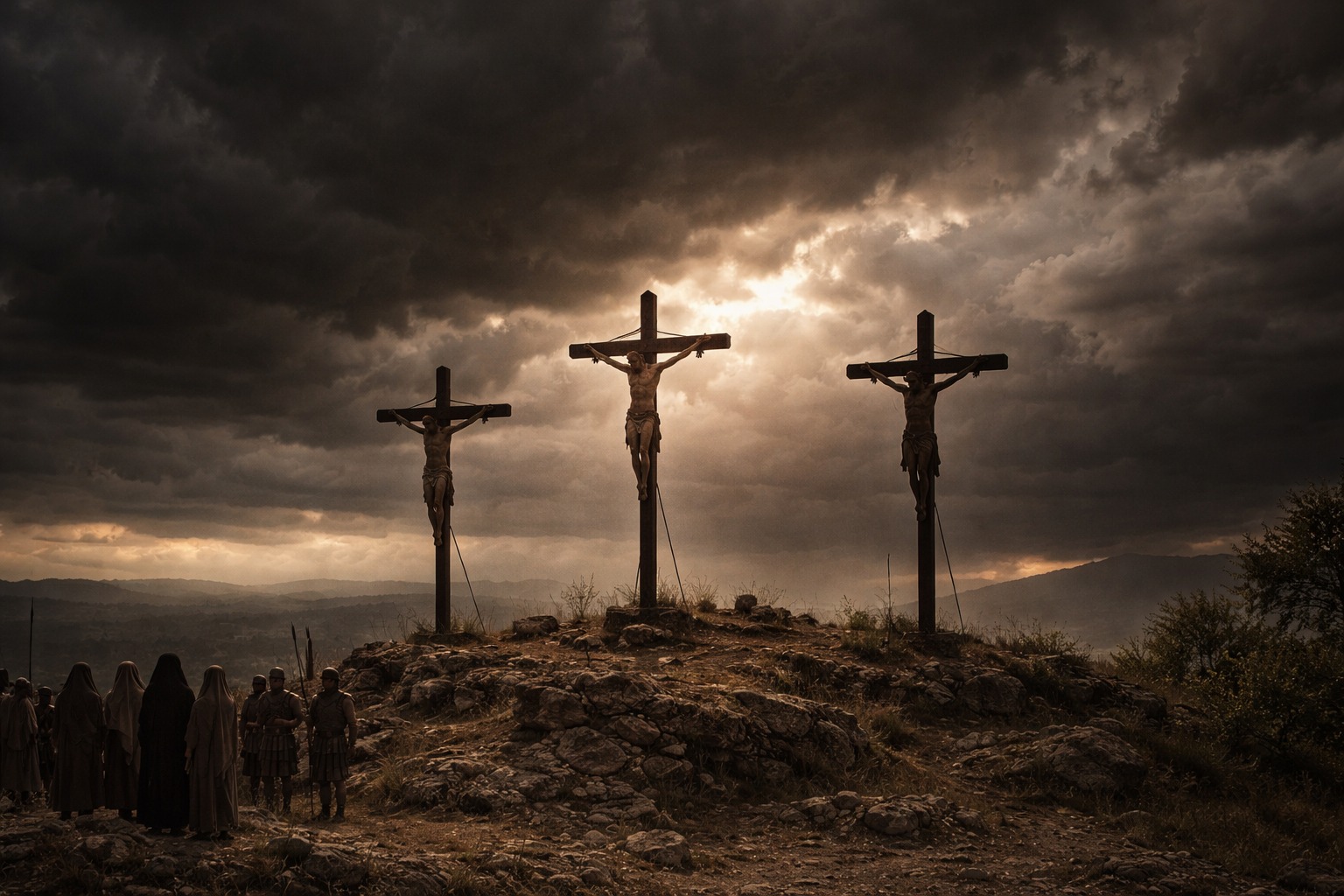 The Veil, the Darkness, and the Order of Events at the Crucifixion