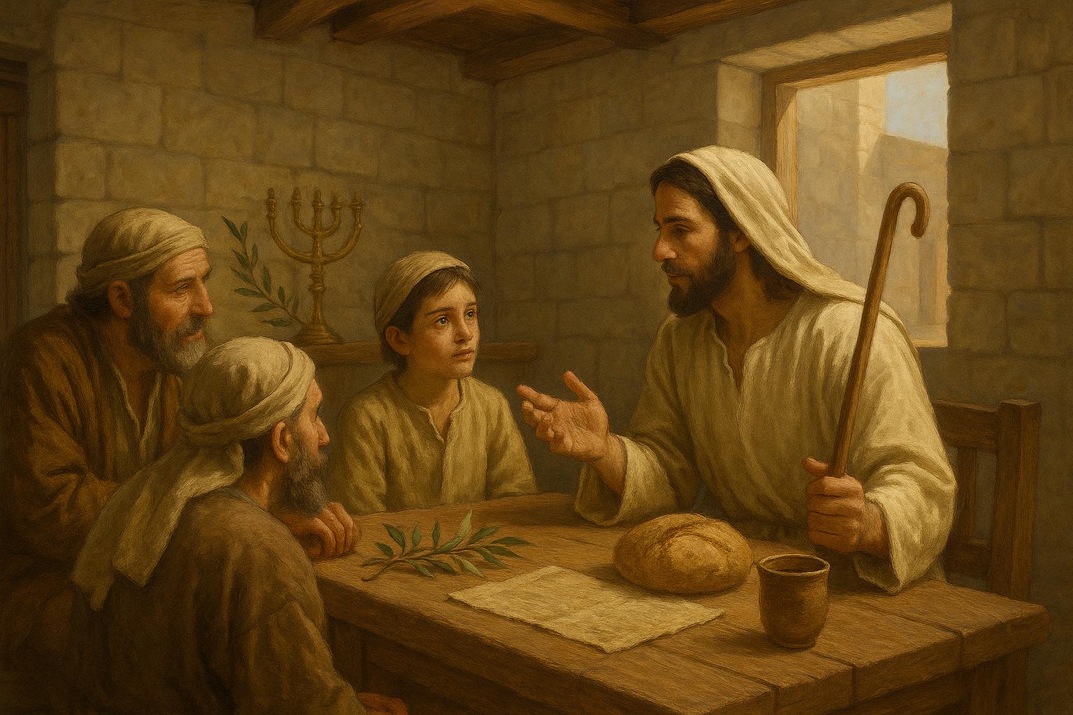 Christ And Salvation Showing Shepherd Staff,
