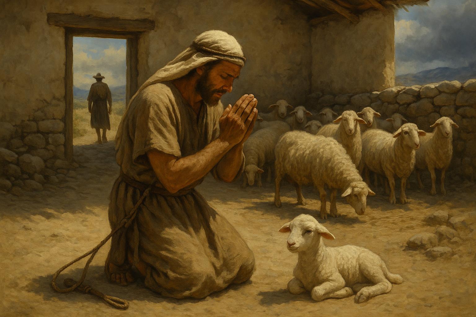 Patterns Toward Christ Showing Lamb, Wooden