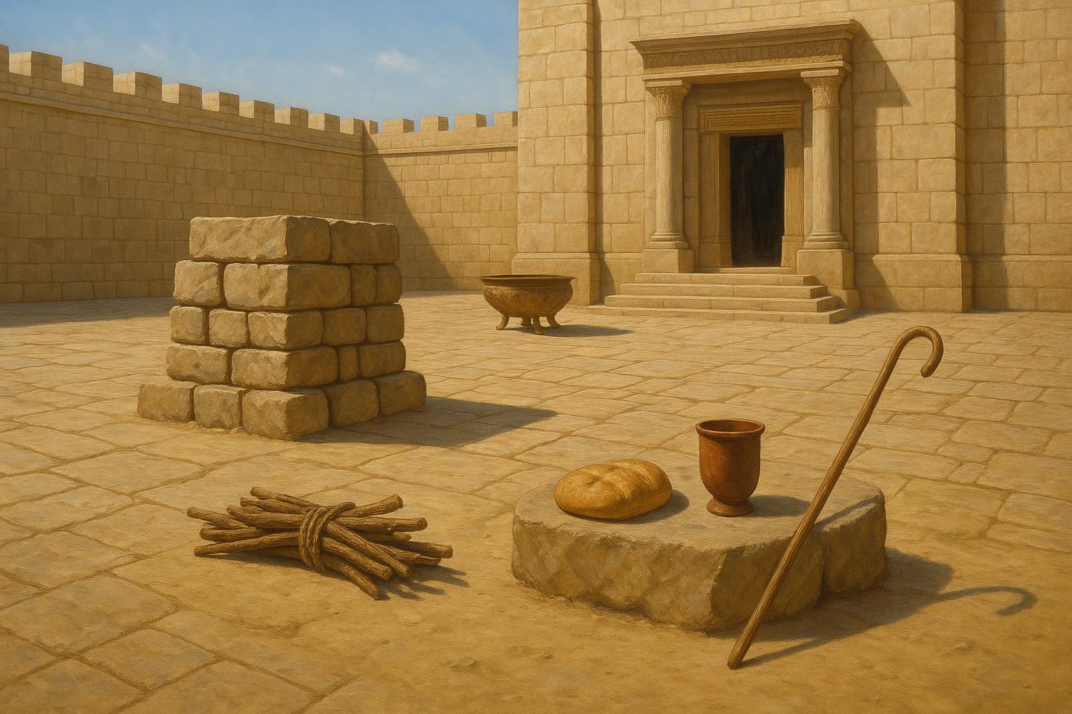 Grace And Justification Showing Shepherd Staff,