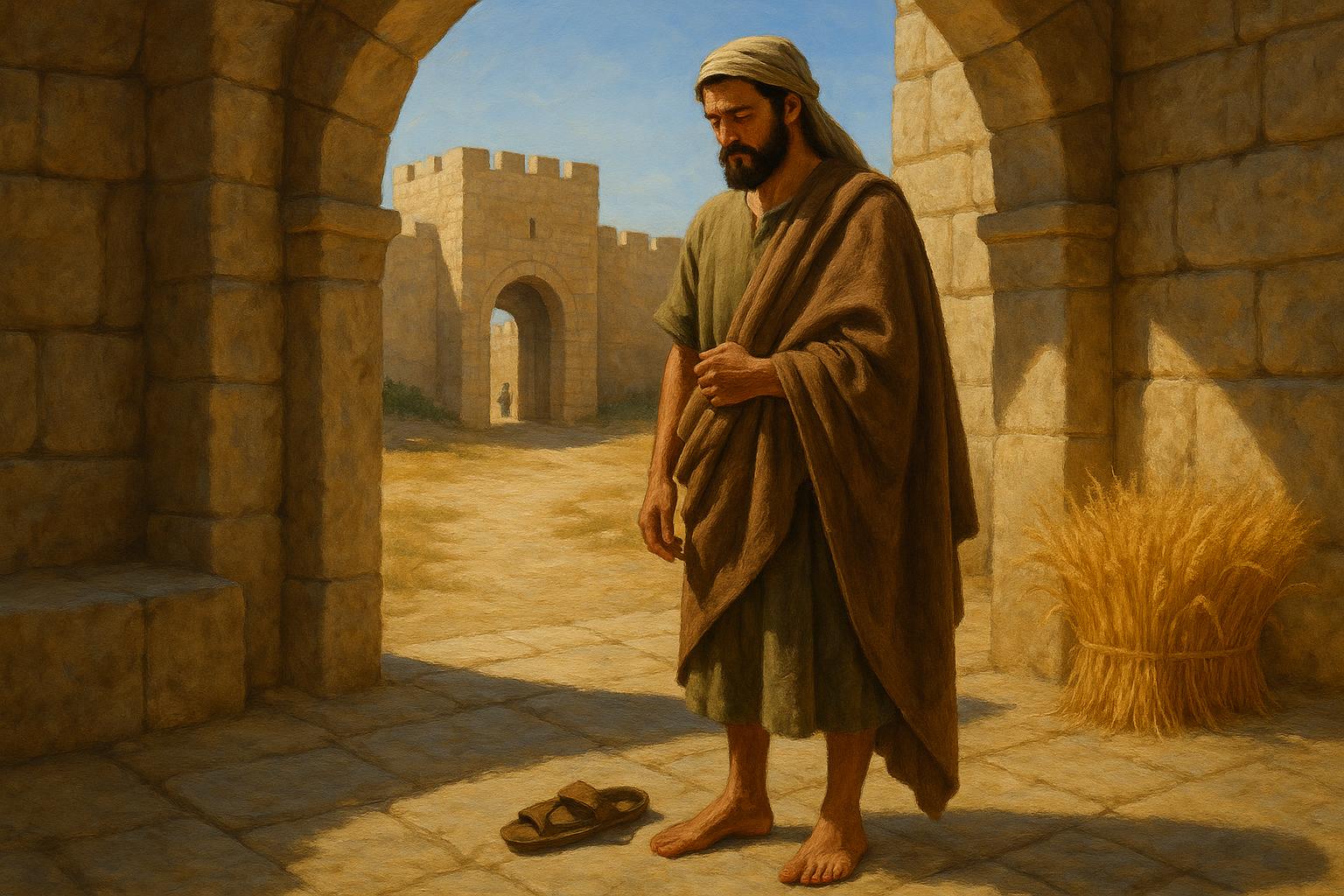 Grace And Justification Showing Shepherd Staff,