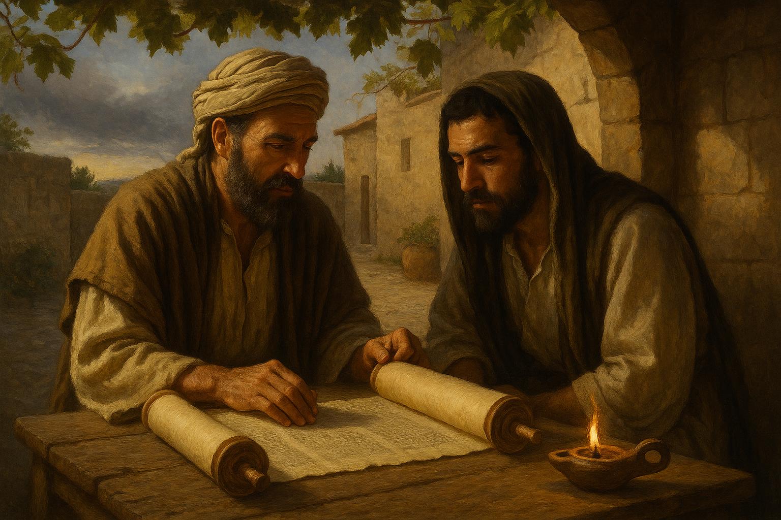 Theological Implications Of Literary Scroll Table