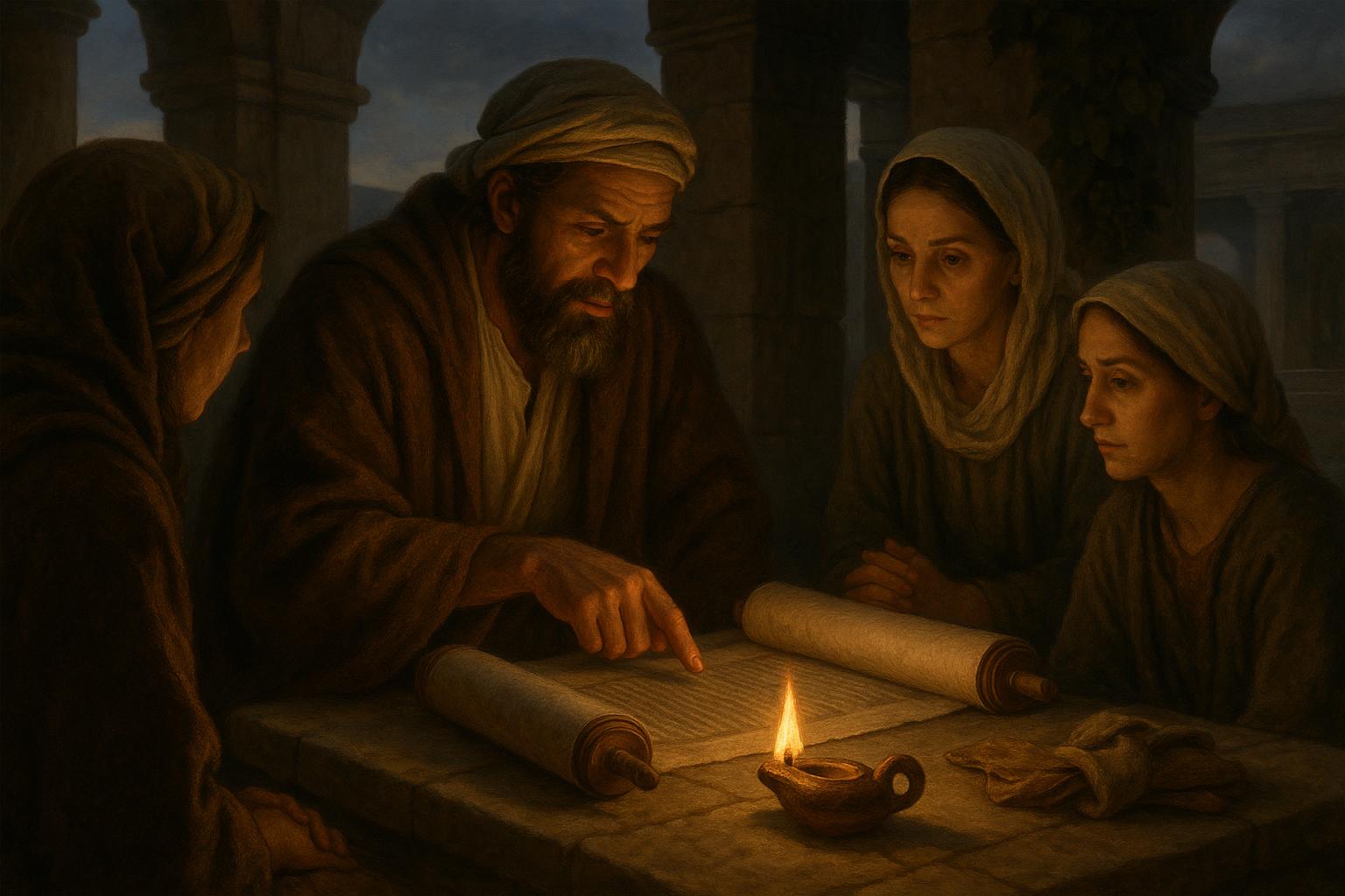 Reading Scripture In Its Scroll Table